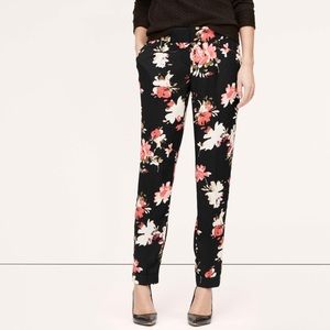 LOFT Floral Print Trousers